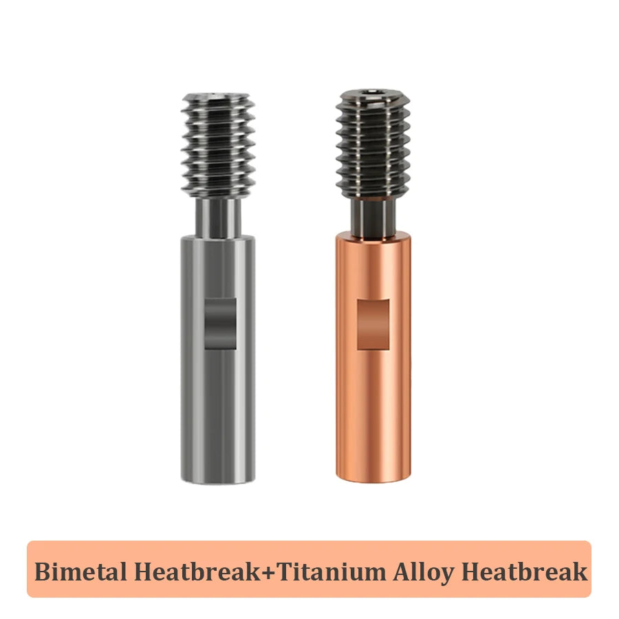 E3D V6 Heatbreak Heatsink Titanium Bi-Metal Throat for Kingroon KP3S