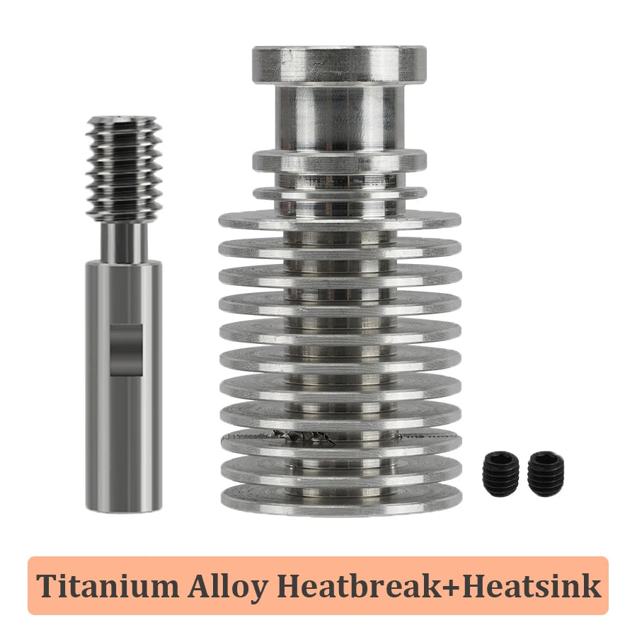 E3D V6 Heatbreak Disipador térmico Garganta bimetálica de titanio para Kingroon KP3S