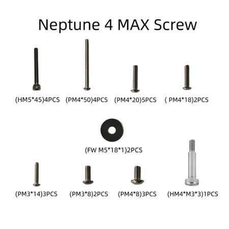 Elegoo-neptune-4-series-screw-kit-3D-printer-parts