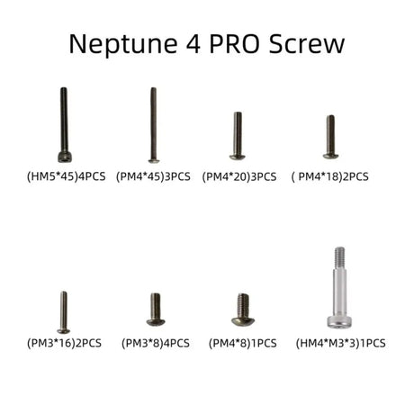 Elegoo-neptune-4-series-screw-kit-3D-printer-parts