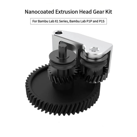 Nano Coating Extruder Gear for Bambu X1/P1P/P1S