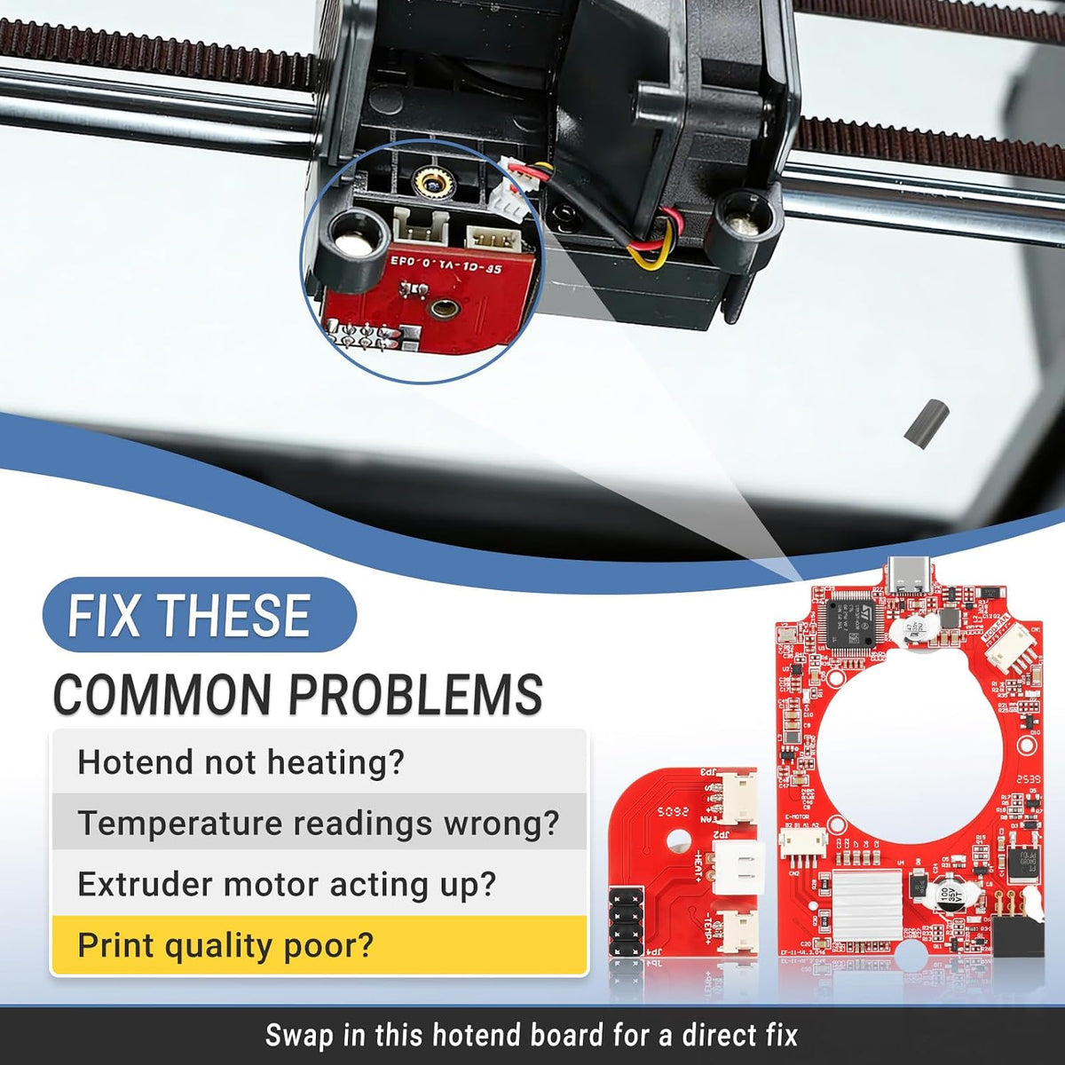 for Elegoo Extruder Control Board for Centauri Carbon