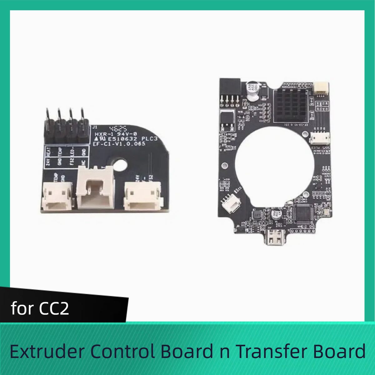 for ELEGOO CC2 Centauri Carbon Extruder Control Board and Hotend Transfer Boards
