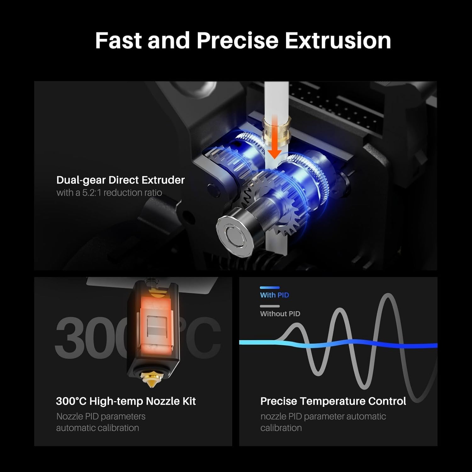 Extrusor para impresoras 3D Neptune 4/Pro/Plus/Max