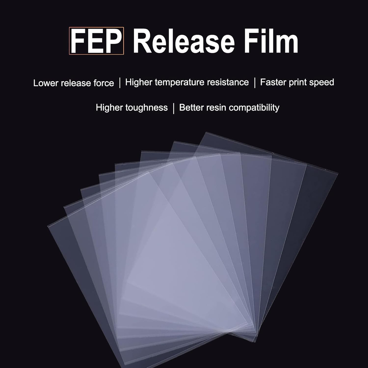 5Pcs/Lot FEP Film 200x140x0.15mm for ANYCUBIC/ Elegoo