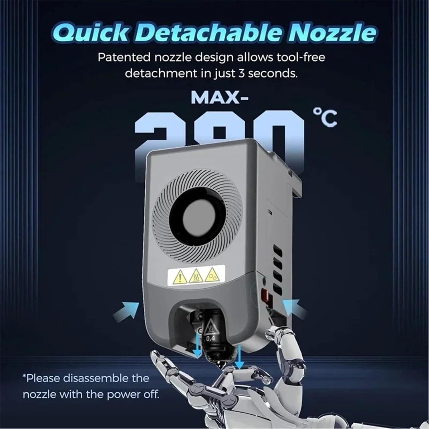 MIX-FLASHFORGE Adventurer 5M Series  Hotend