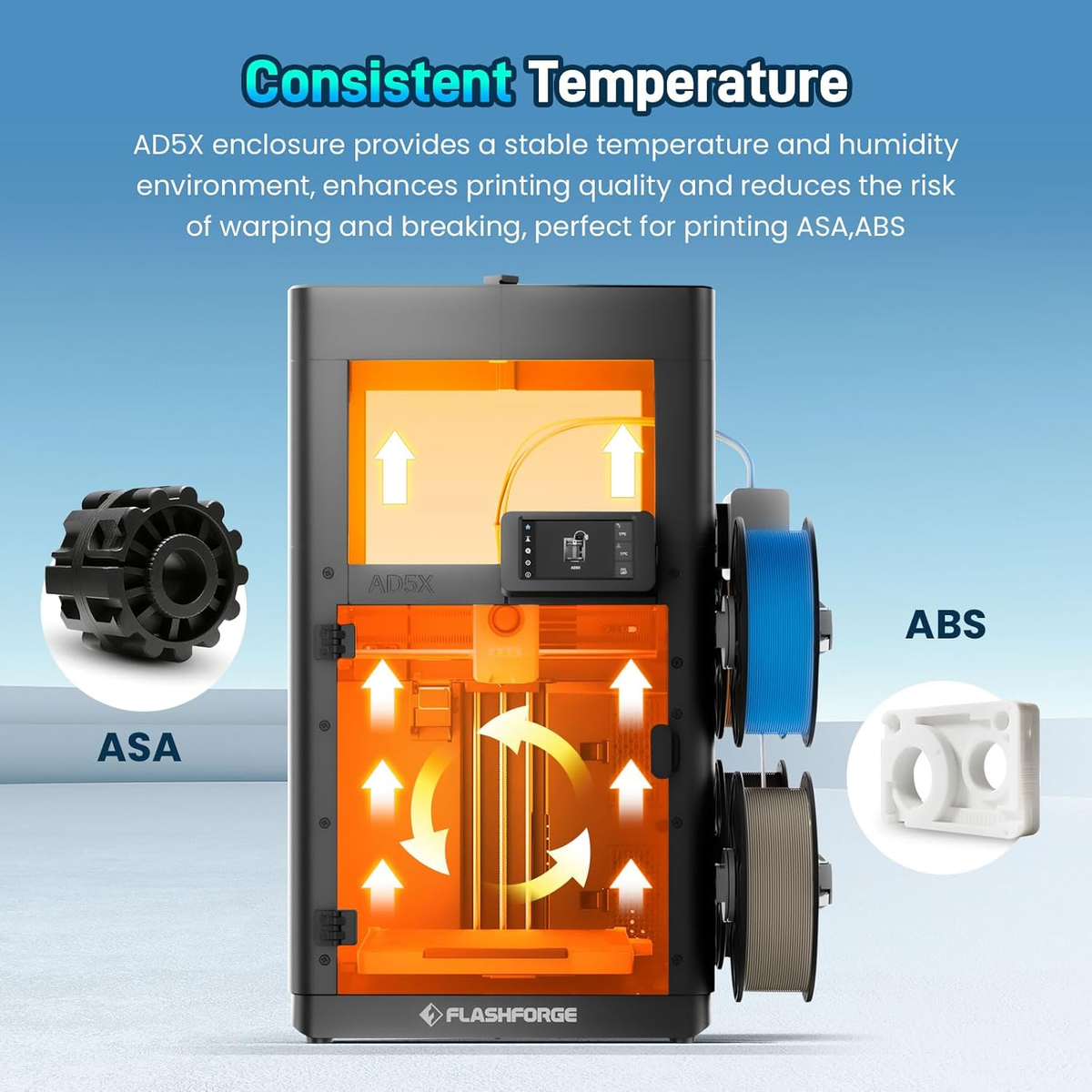 Flashforge Cover FLASHFORGE AD5X Enclosure Kit – P3D
