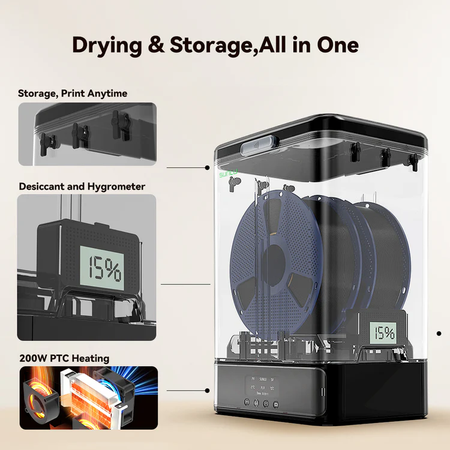 SUNLU Filament Dryer SP2 and Filament Storage Box