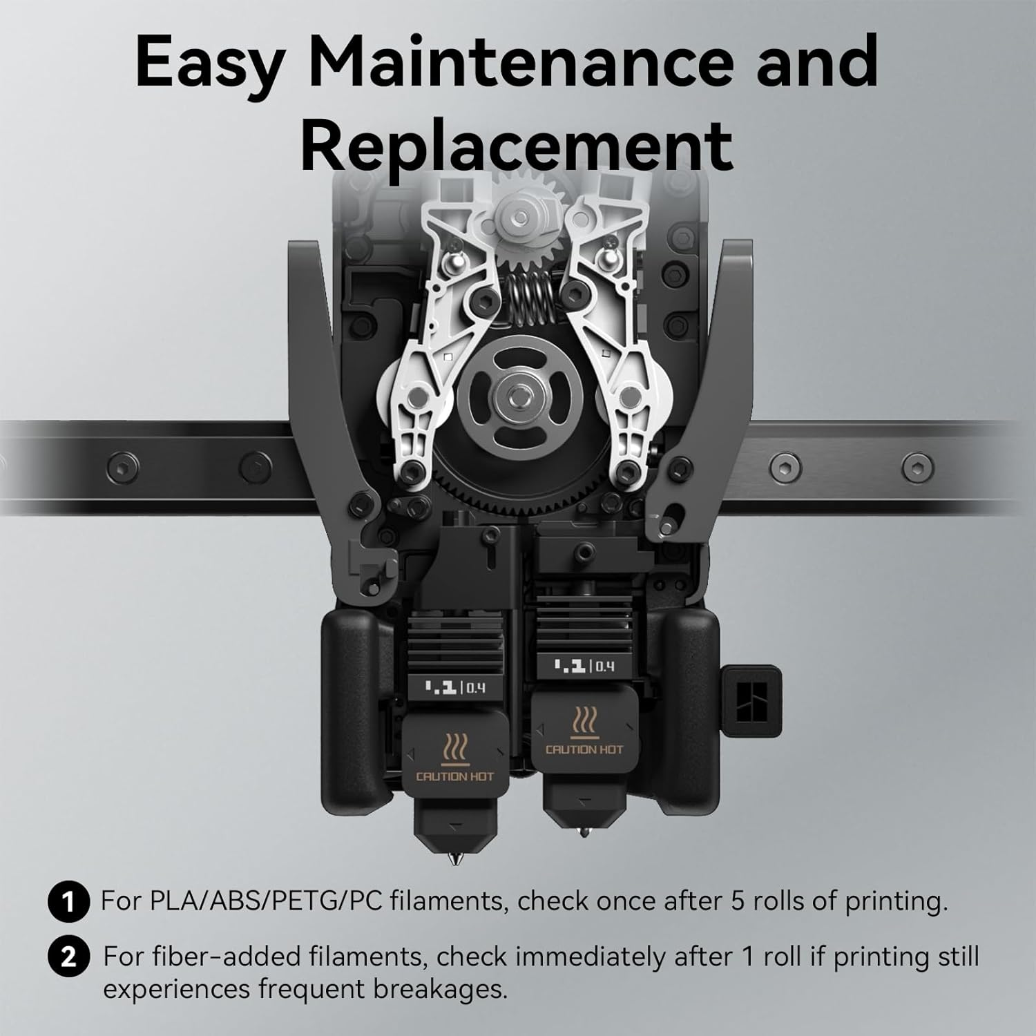Replacement Filament Cutter - H2D / H2C for Bambu Lab