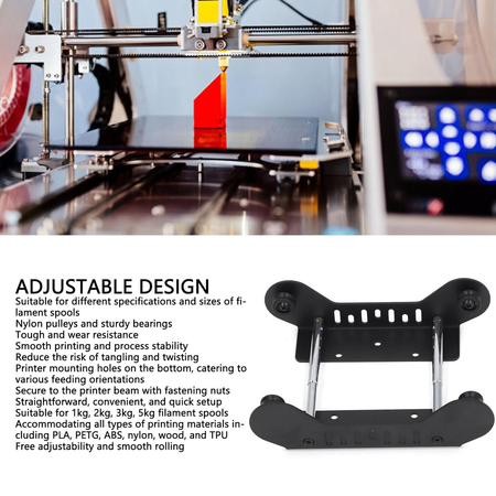 Filament Holder Bracket for 1kg 2KG 3kg 5kg PLA ABS PETG TPU Spool