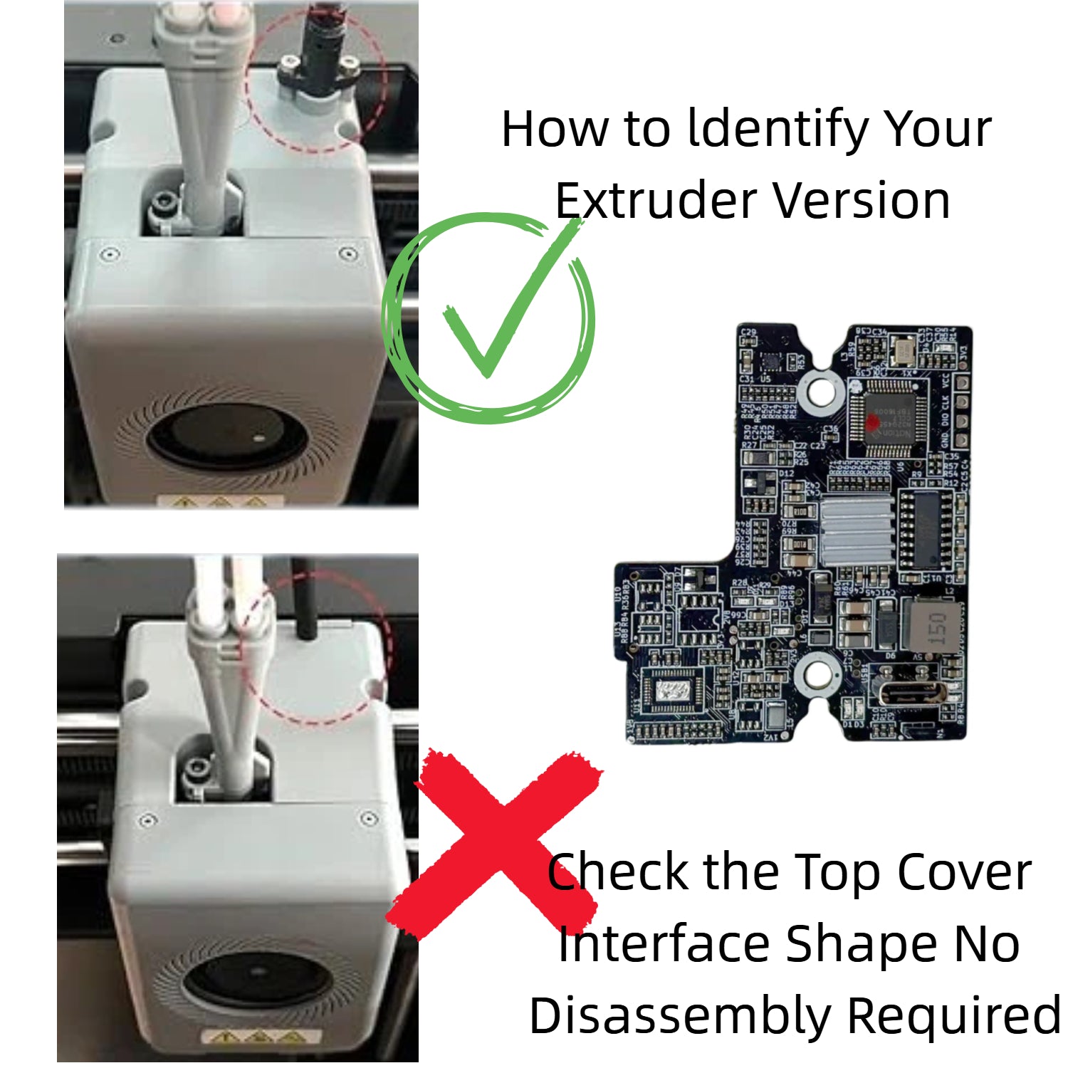 for Flashforge AD5X Nozzle Extruder Board