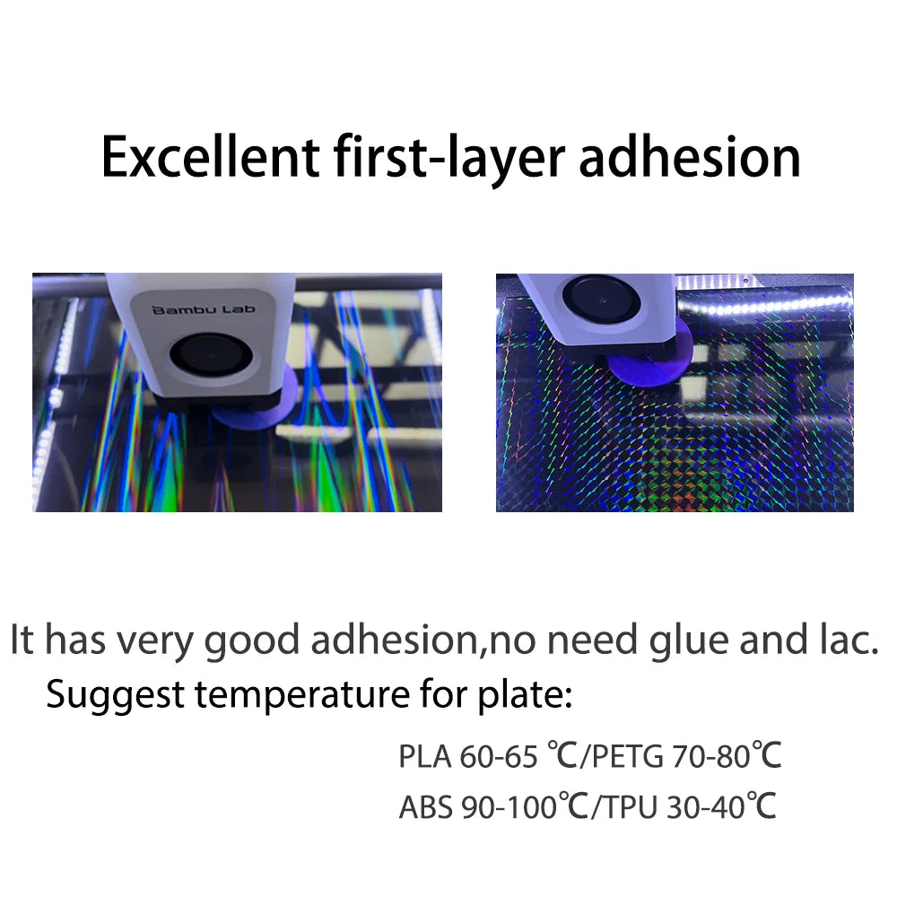 Hossom Letto di stampa 3D double face per Bambu Lab A1/P1S/X1, Biqu, Kobra S1 - PEO+PET piastra in acciaio con superficie liscia e strutturata, ottimizzata per PLA/TPU/PETG/ABS, ideale per fai da te Hossom Letto di stampa 3D double face per Bambu Lab A1/P1S/X1, Biqu, Kobra S1 - PEO+PET piastra in acciaio con superficie liscia e strutturata, ottimizzata per PLA/TPU/PETG/ABS, ideale per fai da te