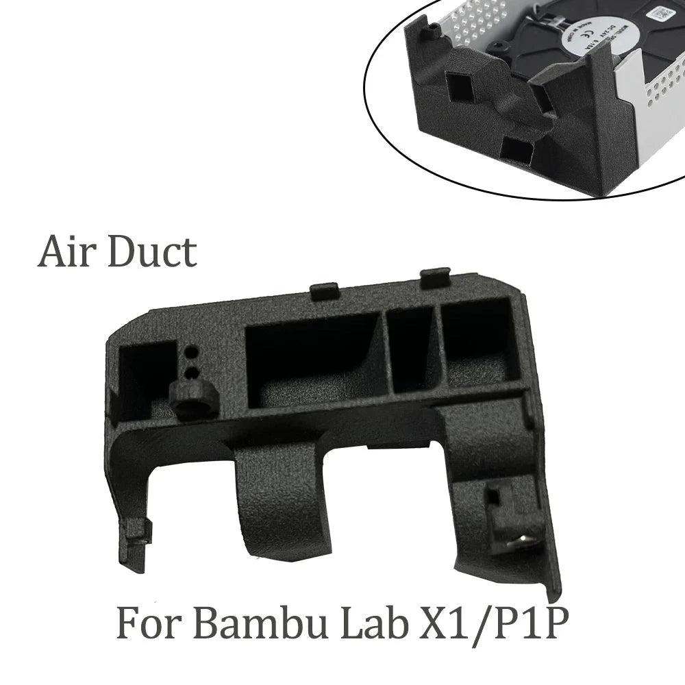 Nylon Cooling Fan Duct For Bambu P1P X1