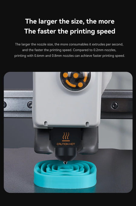 Bambu Lab A1 Mini Hotend with Hardened Steel Nozzle