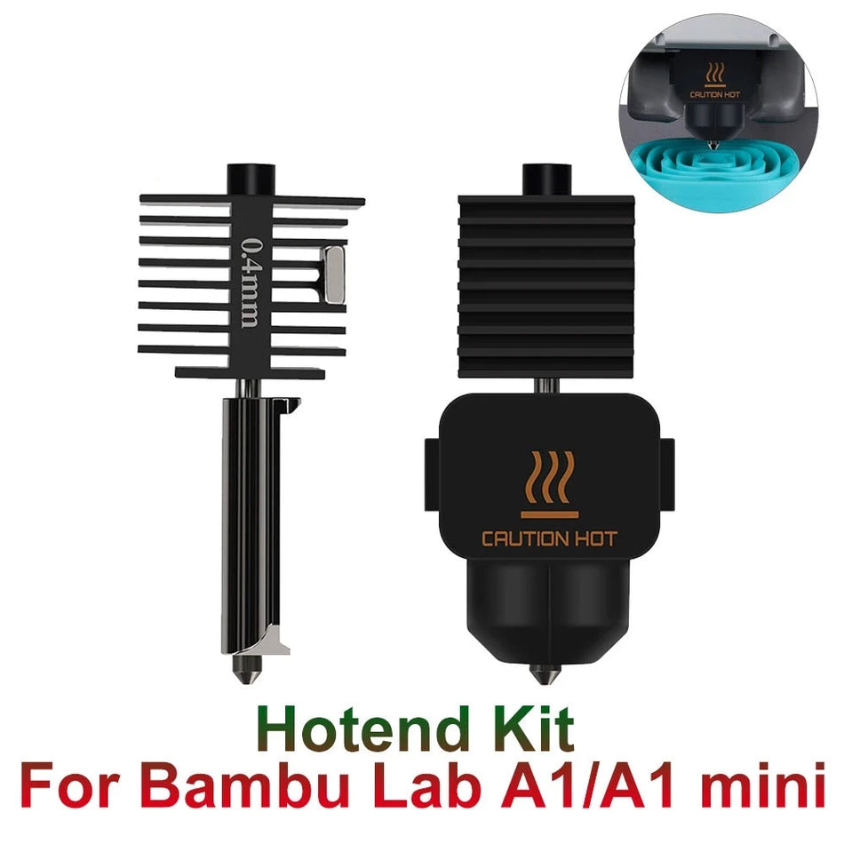 Bambu Lab A1 Mini Hotend with Hardened Steel Nozzle