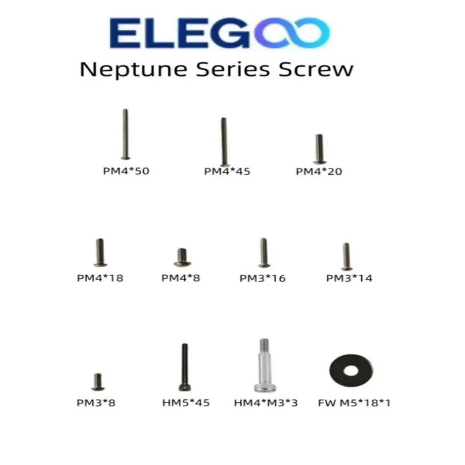 Screws for Neptune 4 Series 3D Printers