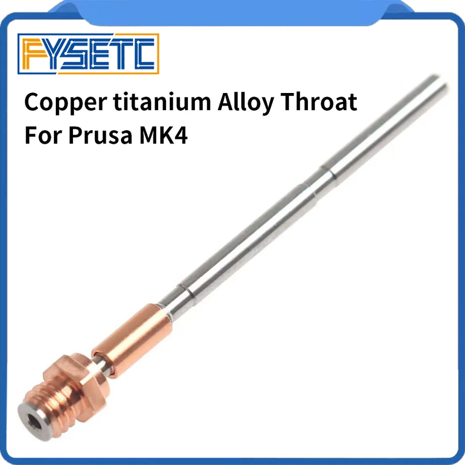 Copper Titanium Alloy Throat Hotend for Prusa MK4/XL
