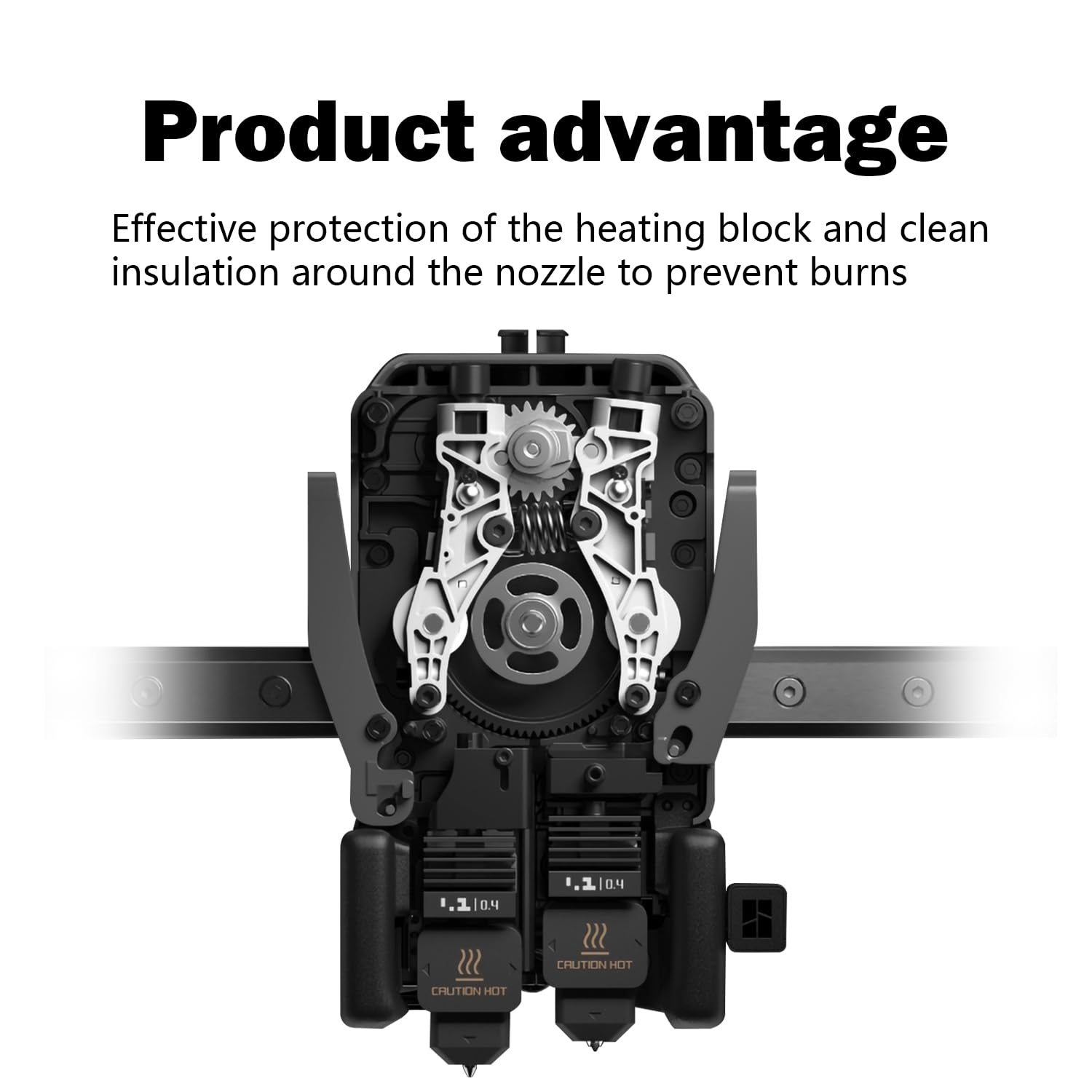 For Bambu Lab H2D Hotend Silicone Socks of Heating Block