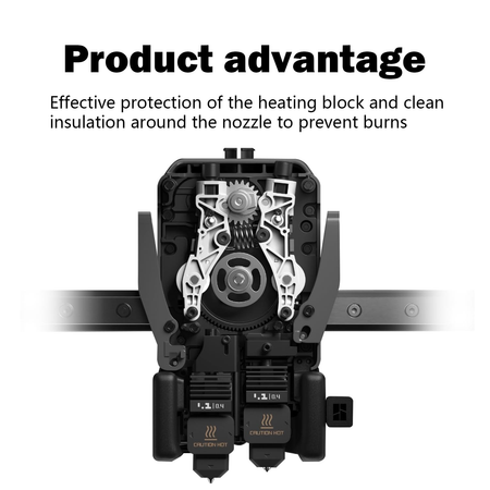For Bambu Lab H2D Hotend Silicone Socks of Heating Block