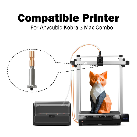 Upgrade Replaceable Nozzle Kit for Anycubic Kobra 3 Max Hotend