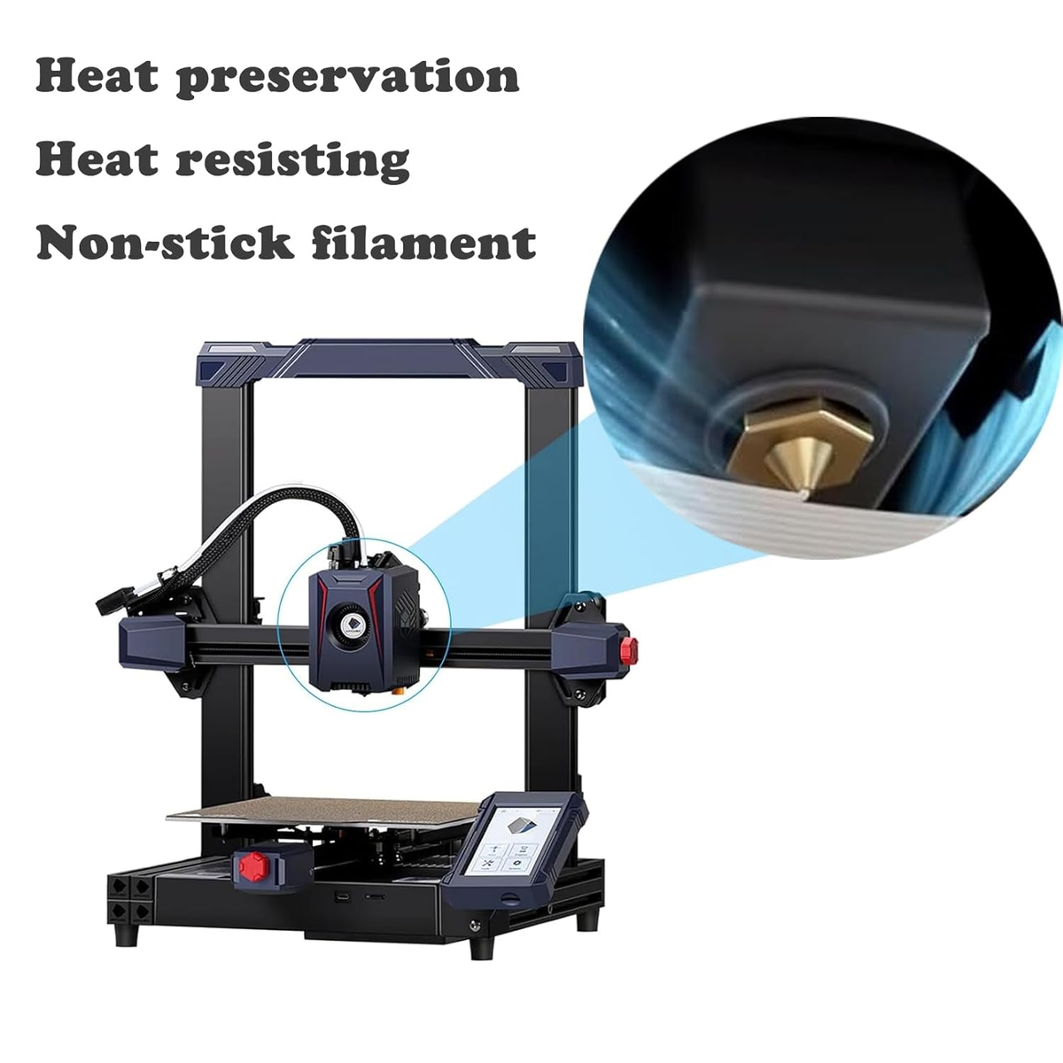 For Anycubic Kobra  2 Series Heater Block Cover Heating Silicone Sock