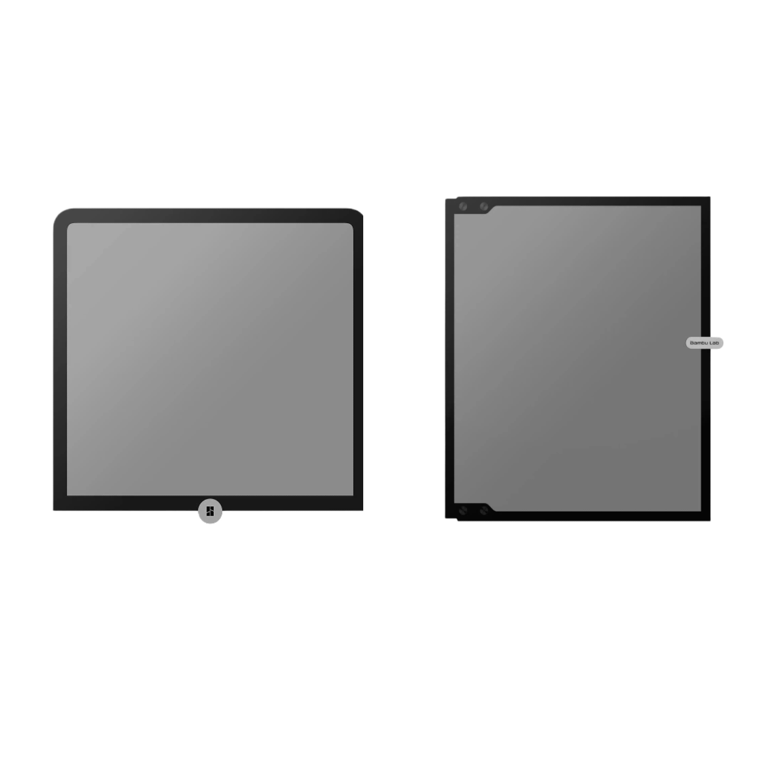 Glass Cover Plate / Front Glass Door - P2S for Bambu Lab