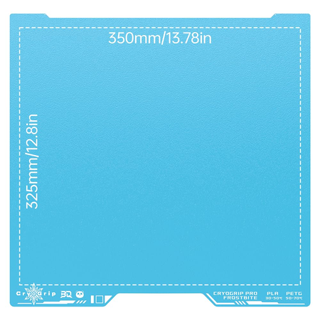 BIQU Panda Build Plate sided Textured for BambuLab