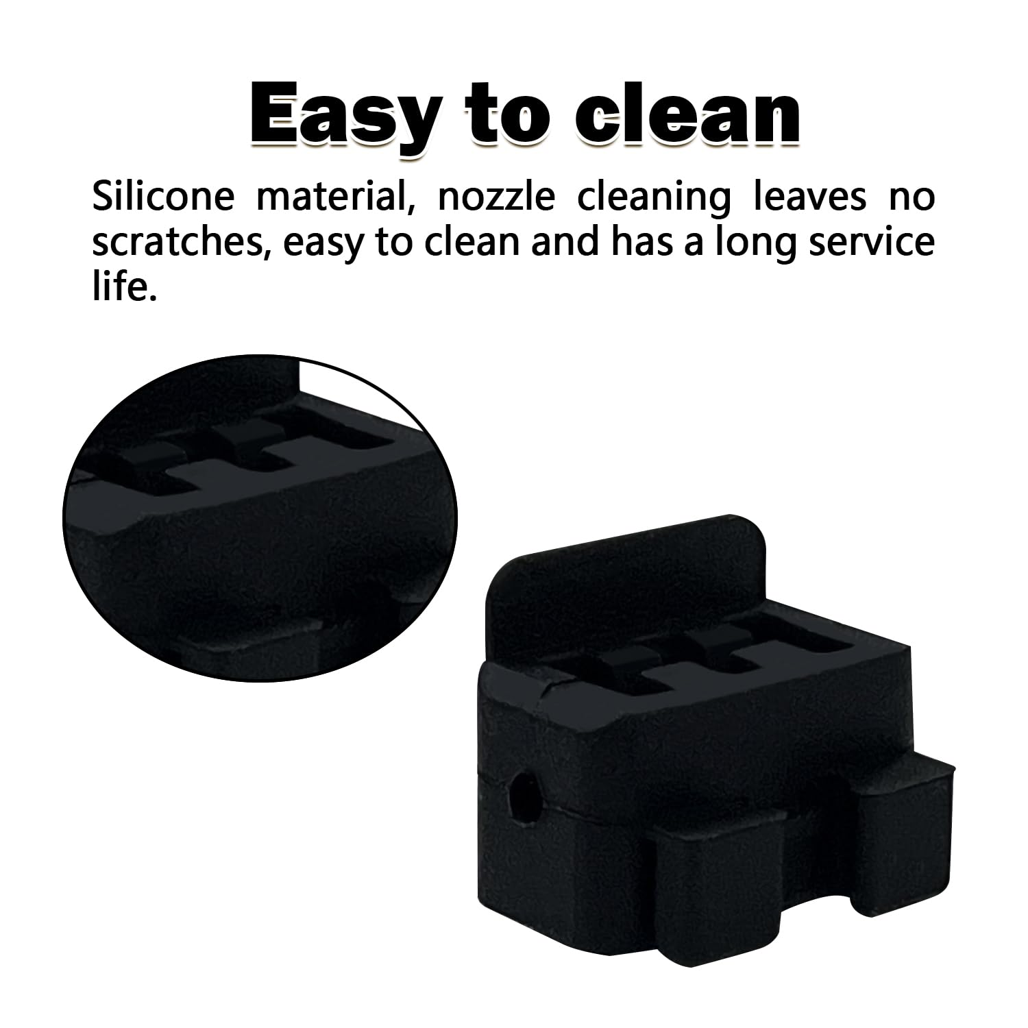 for Bambu Lab H2D Hotend Nozzle Wiper Silicone Brush Cleaning Tool