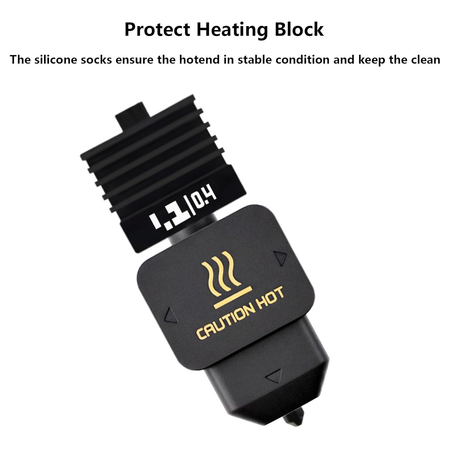 For Bambu Lab H2D Hotend Silicone Socks of Heating Block