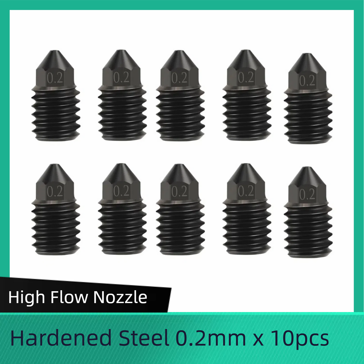 For Bambu Lab X1/ X1C/ P1P/P1S 0.2 /0.4 /0.6/ 0.8 mm Nozzles
