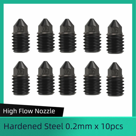 For Bambu Lab X1/ X1C/ P1P/P1S 0.2 /0.4 /0.6/ 0.8 mm Nozzles