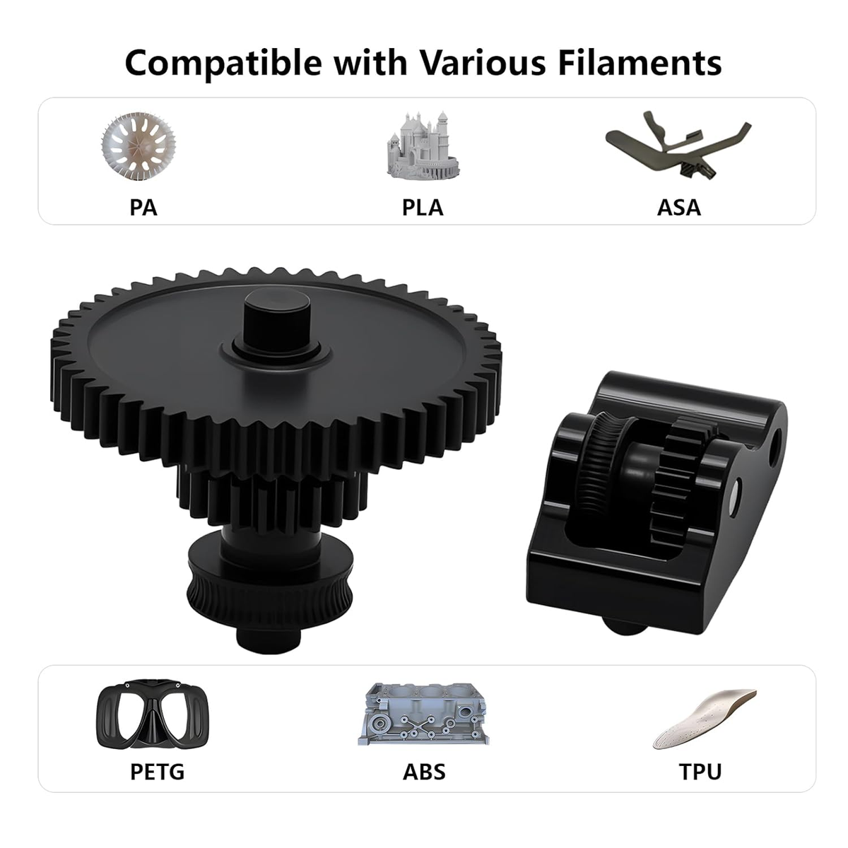 Extruder Gear Kit for Elegoo Centauri Carbon