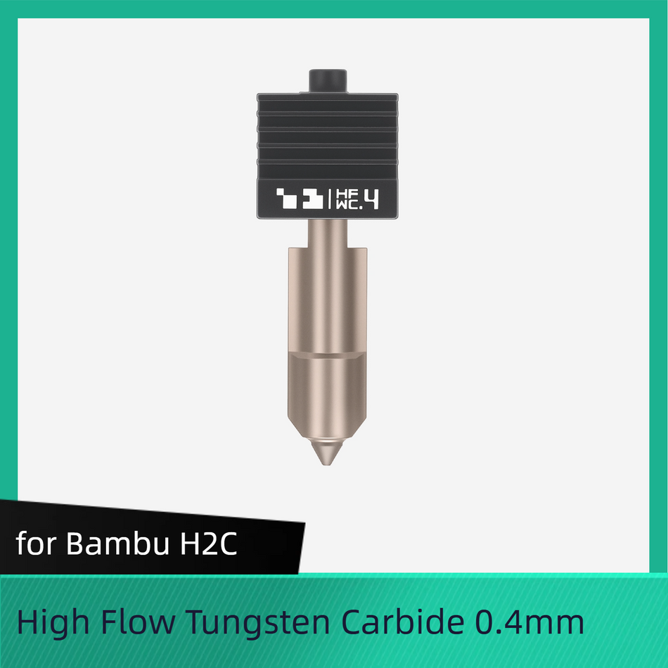 High Flow Tungsten Carbide Nozzle - H2 / P2S for Bambu Lab