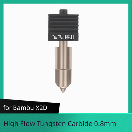 High Flow Tungsten Carbide Hotend Nozzle -X2D