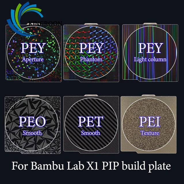 PEY / PET / PEI / PEO For Bambu Lab P1S P1P