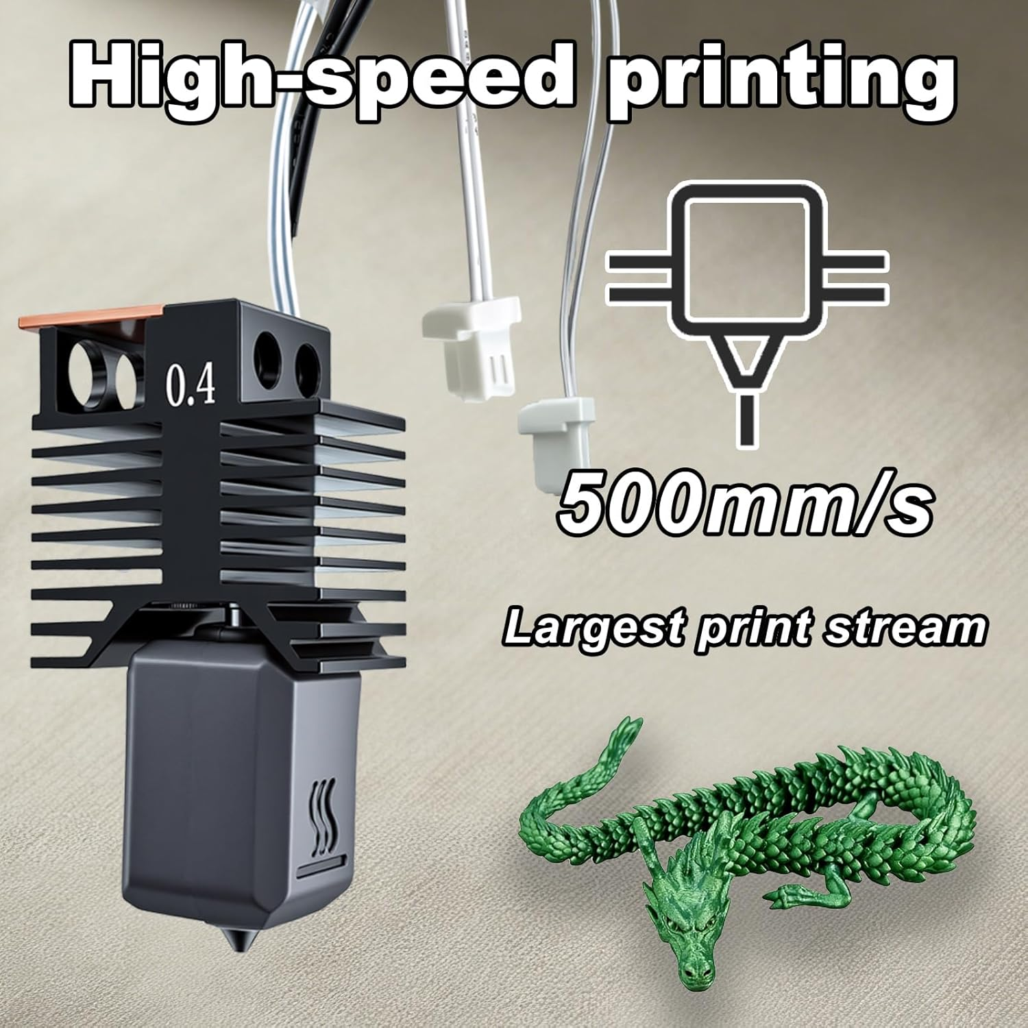 High Temperature Silicone Sock Compatible with Snapmaker U1