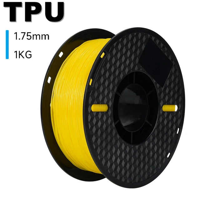 【2KG Pack】 Yellow TPU 3D Printer Filament