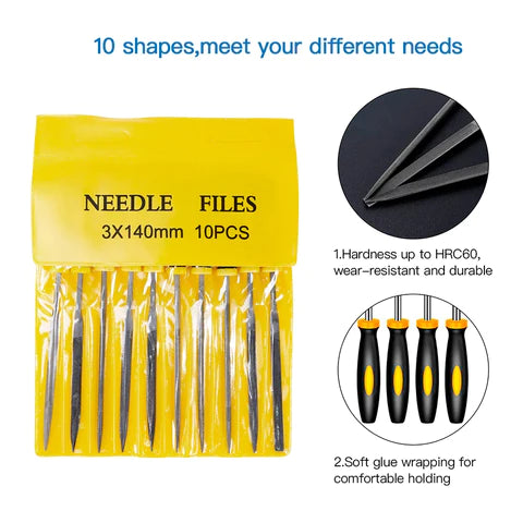 Engraving File Needle Deburring Tool Kit Sanding Scraper Tools for 3D Prints Media 1 of 6