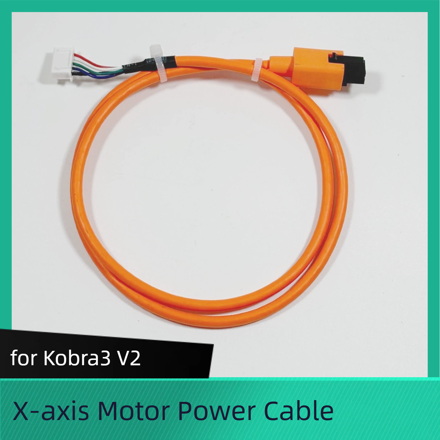 Orange X-axis Motor Power Cable for Kobra3 V2