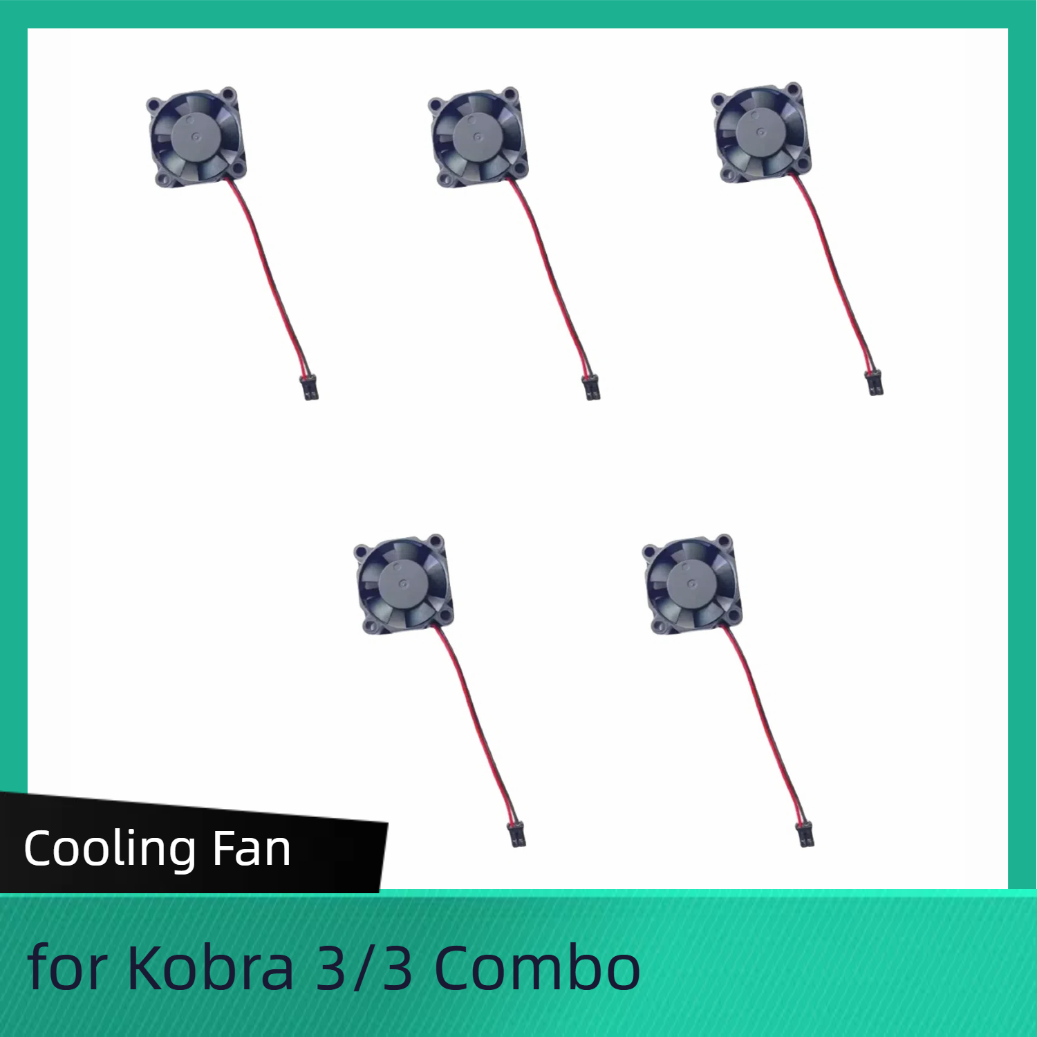 5Pc Anycubic Kobra 3, Kobra 3 Combo Print Head Cooling Fan