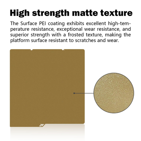 for Anycubic Kobra S1C Texture Double-Side PEI PEO Plate Board