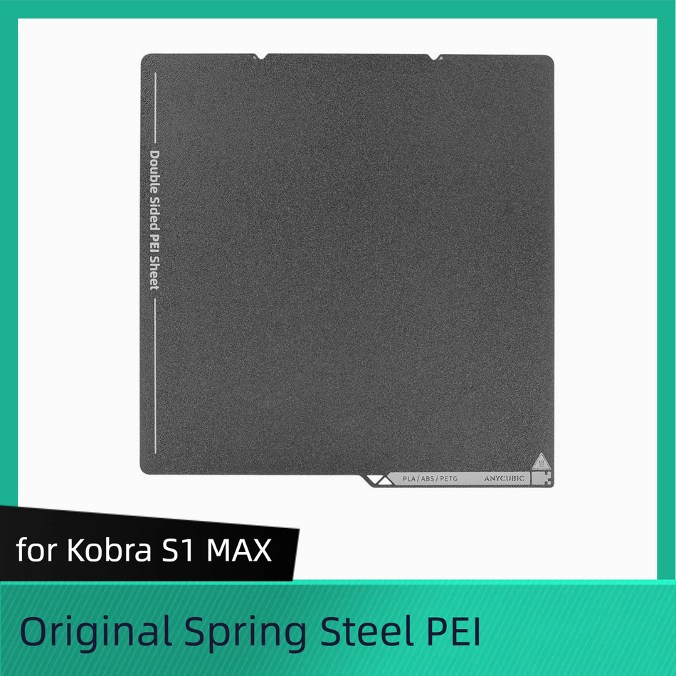 Kobra S1 Max / S1 - Original Spring Steel Magnetic PEI for Anycubic