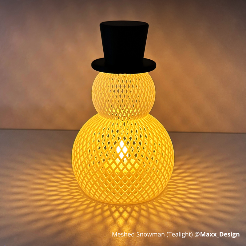 LED Flame Tea Light Candle Set Warm White for  Bambu Lab