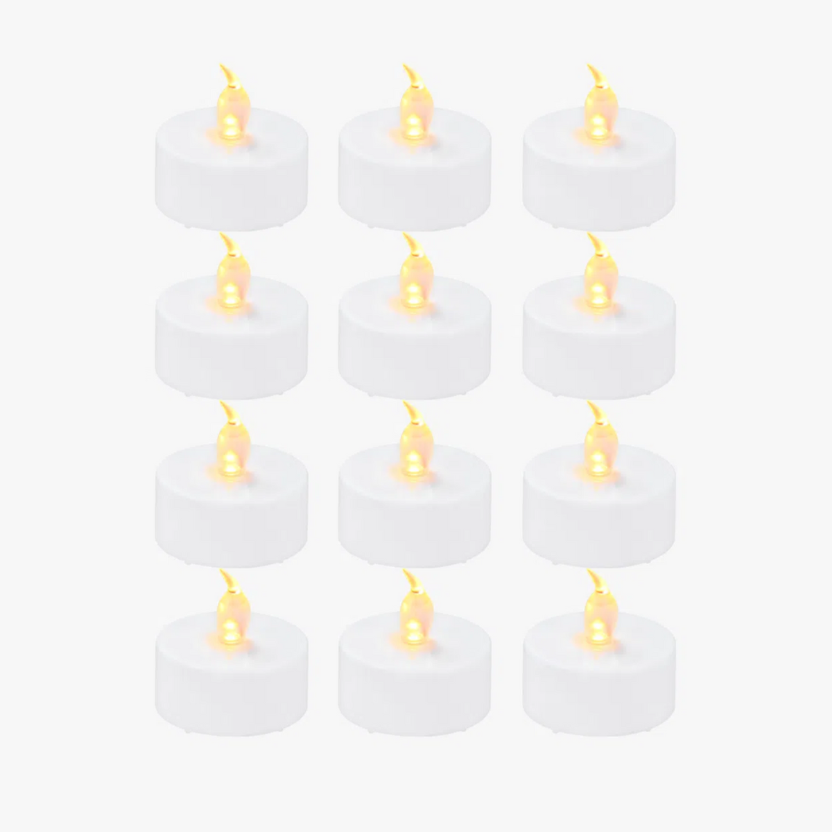 LED Flame Tea Light Candle Set Warm White for  Bambu Lab