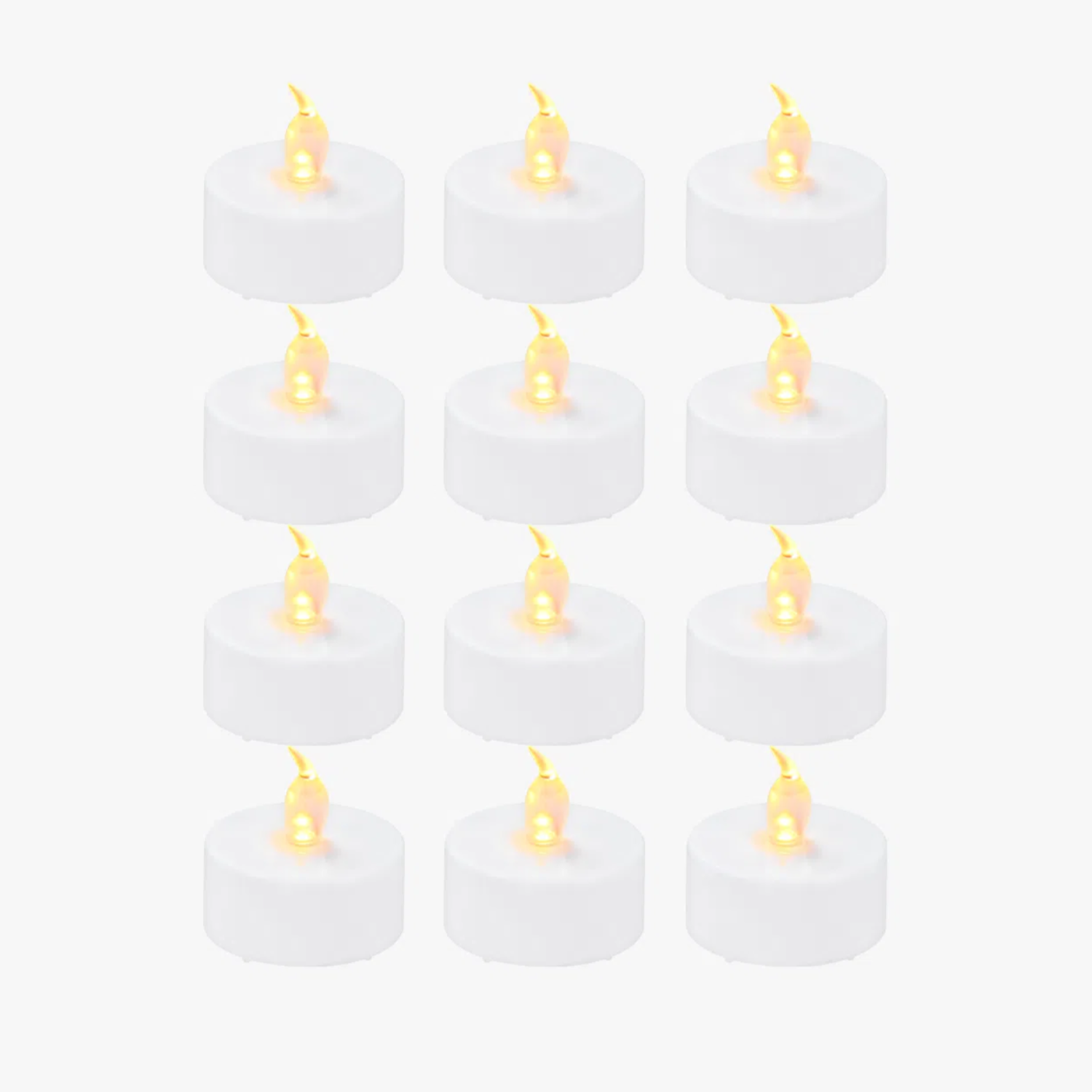 LED Flame Tea Light Candle Set Warm White for  Bambu Lab