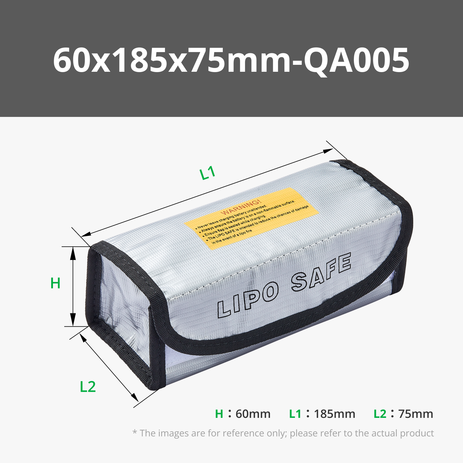 Bambu Lab LiPo Battery Fireproof Storage Bag