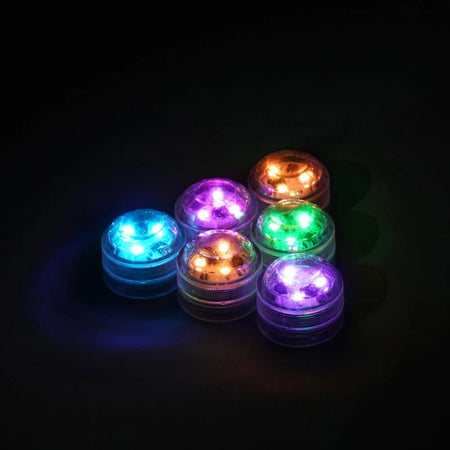 Mini Waterproof RGB LED Tea Lights with Remote Control for Bambu Lab