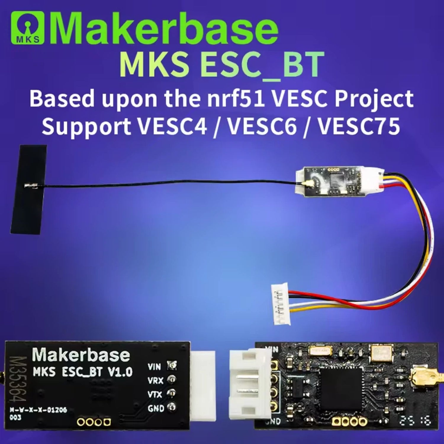 Makerbase Wireless Bluetooth Module 2.4G 