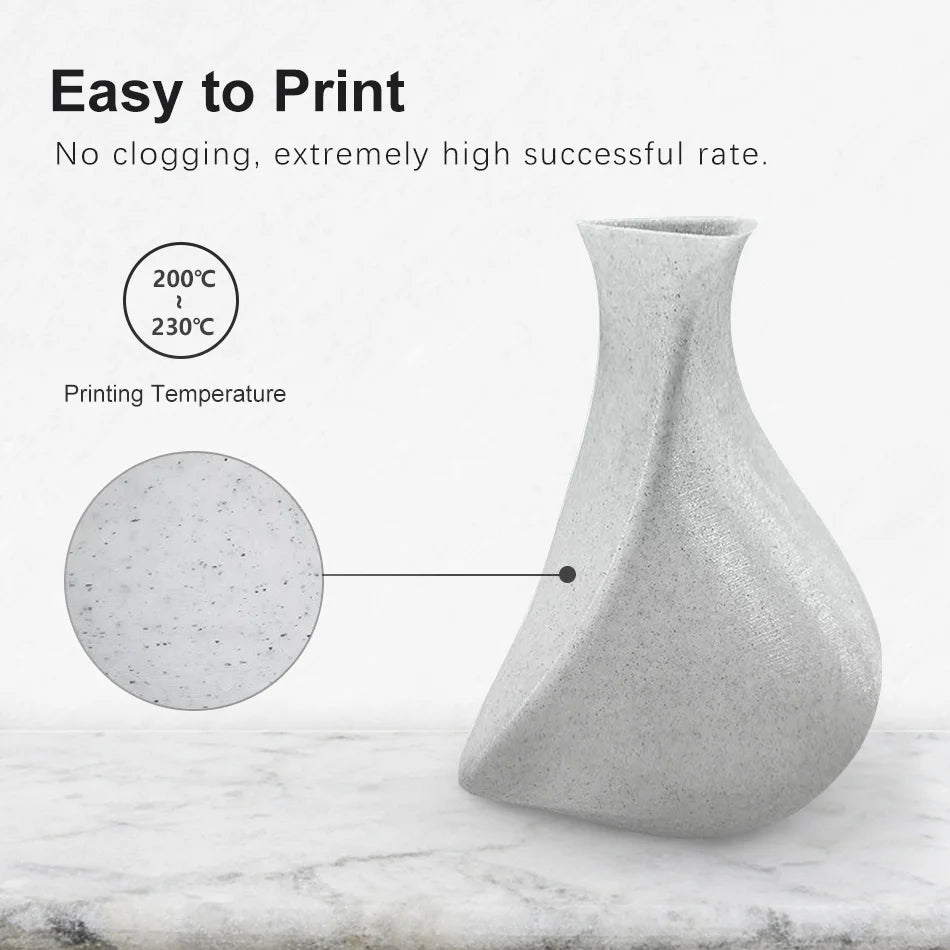 【2KG Pack】Marble PLA Filament PLA Impresora 3D