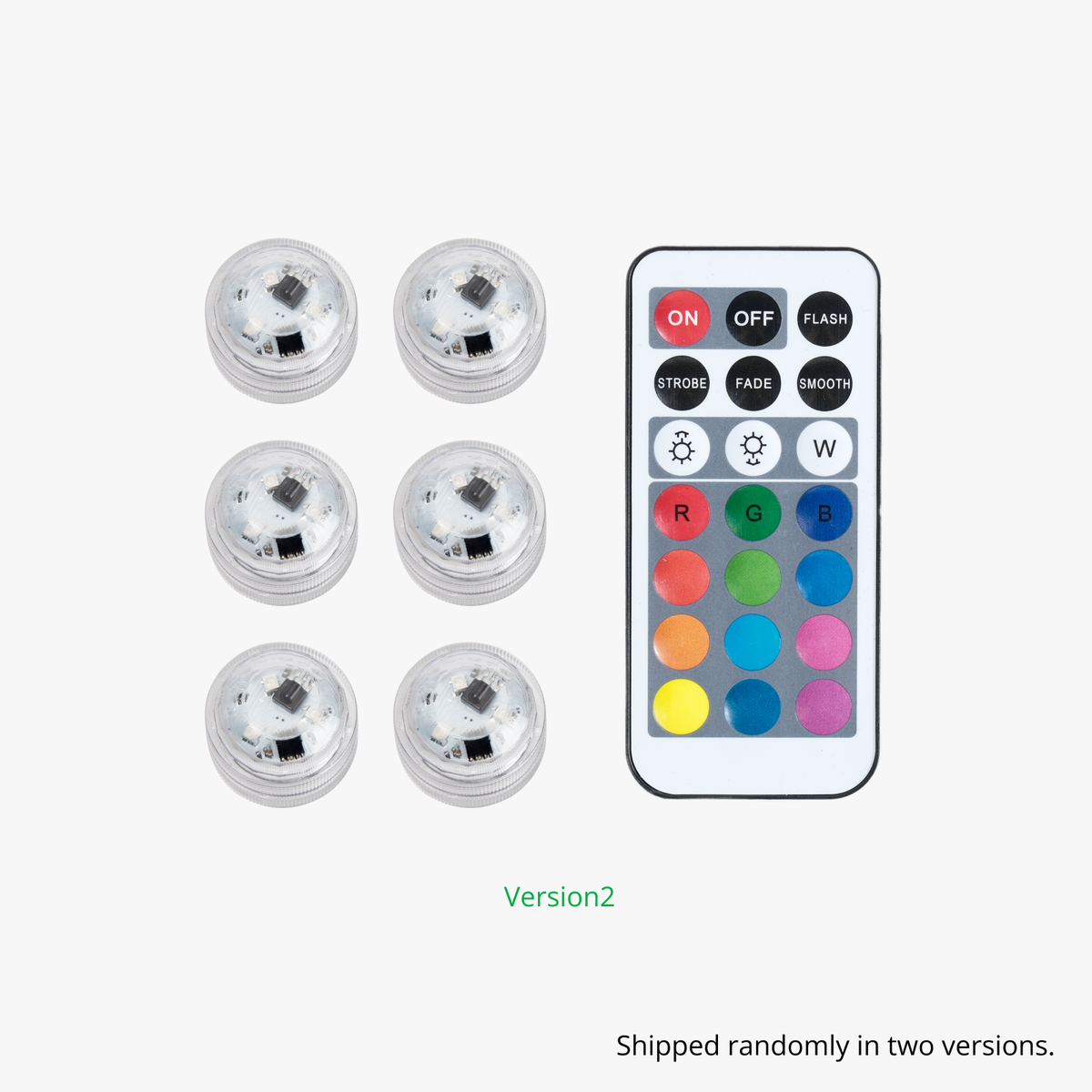 Mini Waterproof RGB LED Tea Lights with Remote Control for Bambu Lab